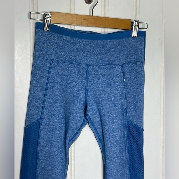 Lorna Jane Cropped Blue Leggings 400 - Picture 4 of 9